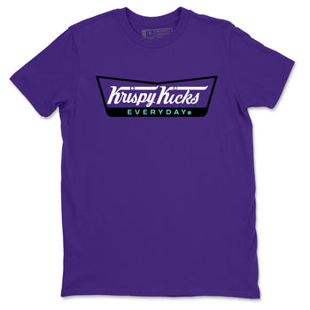 Air Jordan 5 Grape Graphic shirts Krispy Kicks shirts 5 Retro Grape best t-shirts to wear with jordans SNRT Sneaker Tees unisex cotton Purple 2 shirts