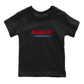 6s Olympic shirts to match jordans Krispy Kicks sneaker match tees Air Jordan 6 Olympic SNRT Sneaker Tees streetwear brand Baby and Youth Black 2 cotton tee