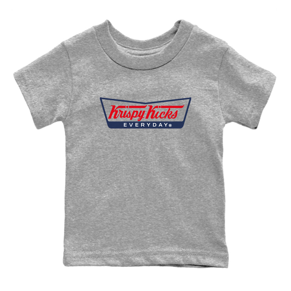 6s Olympic shirts to match jordans Krispy Kicks sneaker match tees Air Jordan 6 Olympic SNRT Sneaker Tees streetwear brand Baby and Youth Heather Grey 2 cotton tee