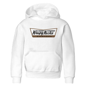 Jordan Jumpman Jack TR Travis Scott Dark Mocha shirts to match jordans Krispy Kicks sneaker match tees Jordan Jumpman Jack Travis Scott Dark Mocha match shoes to clothes SNRT Sneaker Tees Youth Baby White 2 tee