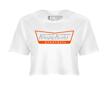 Air Max 1 OG '86 'Summit White and Cosmic Clay shirts to match jordans Krispy Kicks sneaker match tees Air Max 1 Cosmic Clay match shoes to clothes SNRT Sneaker Tees unisex cotton White 2 crop tee