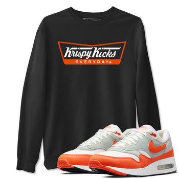 Air Max 1 OG '86 'Summit White and Cosmic Clay shirts to match jordans Krispy Kicks sneaker match tees Air Max 1 Cosmic Clay match shoes to clothes SNRT Sneaker Tees unisex cotton Black 1 shirts