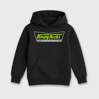Sneaker match tees – Sneaker Tees To Match Air Max 90 Neon Yellow Shoes – Krispy Kicks Kids T-Shirt Black 2