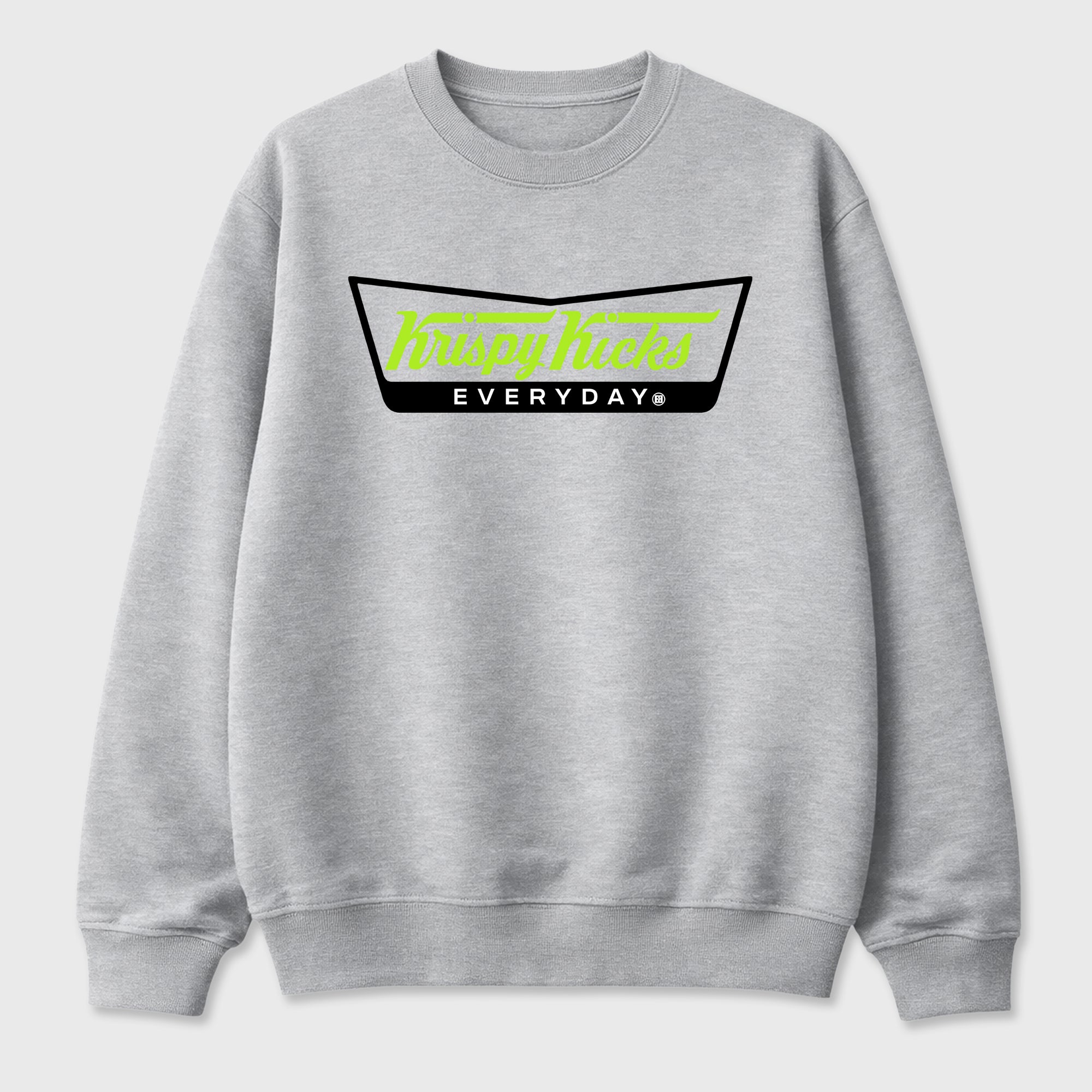 Sneaker match tees – Sneaker Tees To Match Air Max 90 Neon Yellow Shoes – Krispy Kicks Tee Heather Grey 2