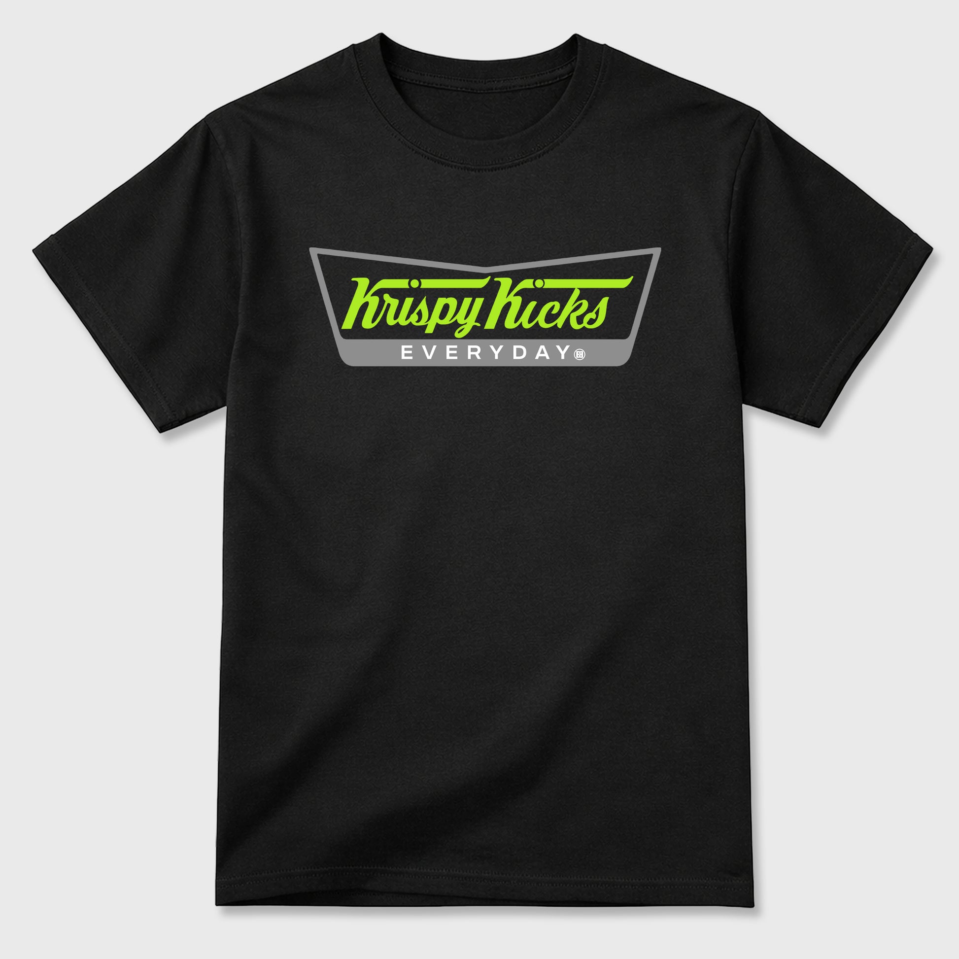 Sneaker match tees – Sneaker Tees To Match Air Max 90 Neon Yellow Shoes – Krispy Kicks Tee Black 2
