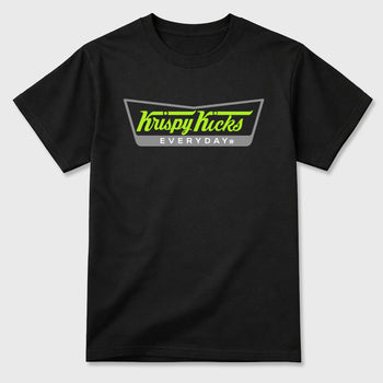 Sneaker match tees – Sneaker Tees To Match Air Max 90 Neon Yellow Shoes – Krispy Kicks Tee Black 2