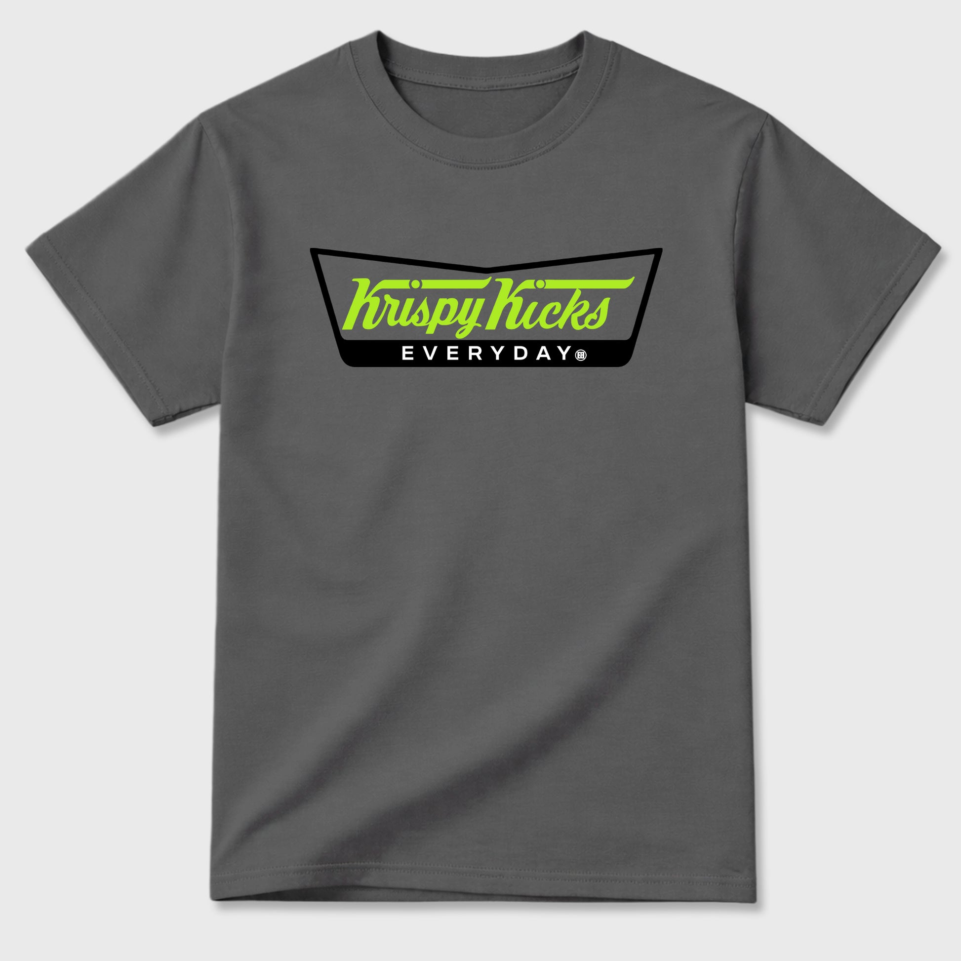 Sneaker match tees – Sneaker Tees To Match Air Max 90 Neon Yellow Shoes – Krispy Kicks Tee Cool Grey 2