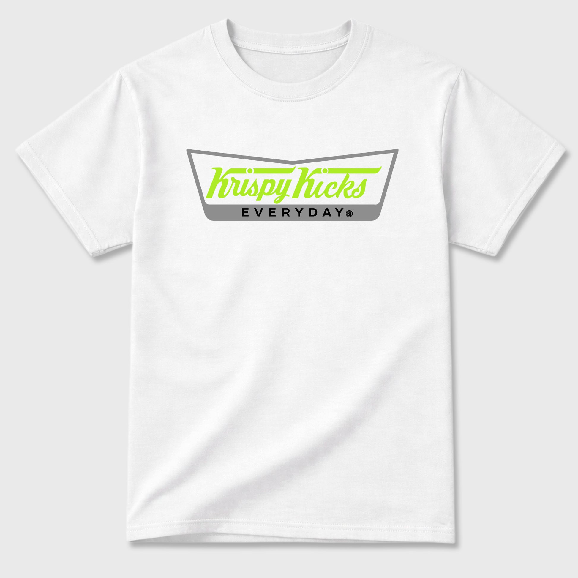 Sneaker match tees – Sneaker Tees To Match Air Max 90 Neon Yellow Shoes – Krispy Kicks Tee White 2