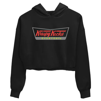Sneaker Threads – Sneaker Tees To Match Air Max 90 Spruce Aura and Ghost Green – Krispy Kicks Crop Tee Black 2. Perfect for Jordan releases 2025 colorways.