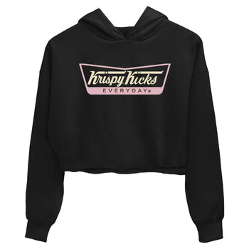 Dunk Cacao Wow And Pink Foam shirts to match jordans Krispy Kicks sneaker match tees Dunk Cacao Wow And Pink Foam SNRT Sneaker Tees streetwear brand Black 2 crop tee