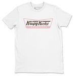 Dunk Cacao Wow And Pink Foam shirts to match jordans Krispy Kicks sneaker match tees Dunk Cacao Wow And Pink Foam SNRT Sneaker Tees streetwear brand White 2 unisex cotton tee