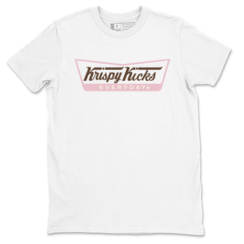 Dunk Cacao Wow And Pink Foam shirts to match jordans Krispy Kicks sneaker match tees Dunk Cacao Wow And Pink Foam SNRT Sneaker Tees streetwear brand White 2 unisex cotton tee