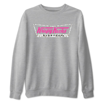 Nike KD 4 Retro Aunt Pearl shirts to match jordans Krispy Kicks sneaker match tees Nike KD 4 Aunt Pearl match shoes to clothes SNRT Sneaker Tees unisex cotton Heather Grey 2 shirts