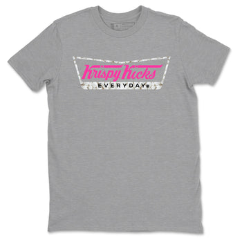 Nike KD 4 Retro Aunt Pearl shirts to match jordans Krispy Kicks sneaker match tees Nike KD 4 Aunt Pearl match shoes to clothes SNRT Sneaker Tees unisex cotton Heather Grey 2 shirts