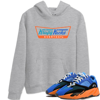 Yeezy 700 Bright Blue shirts to match jordans Krispy Kicks sneaker match tees Yeezy 700 Bright Blue match shoes to clothes SNRT Sneaker Tees unisex cotton Heather Grey 1 shirts