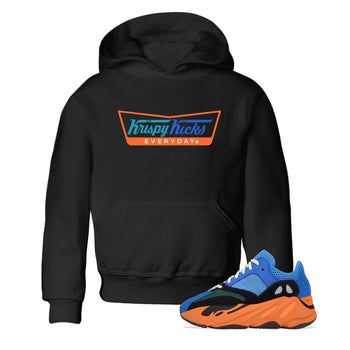 Yeezy 700 Bright Blue shirts to match jordans Krispy Kicks sneaker match tees Yeezy 700 Bright Blue match shoes to clothes SNRT Sneaker Tees Youth Baby Black 1 tee