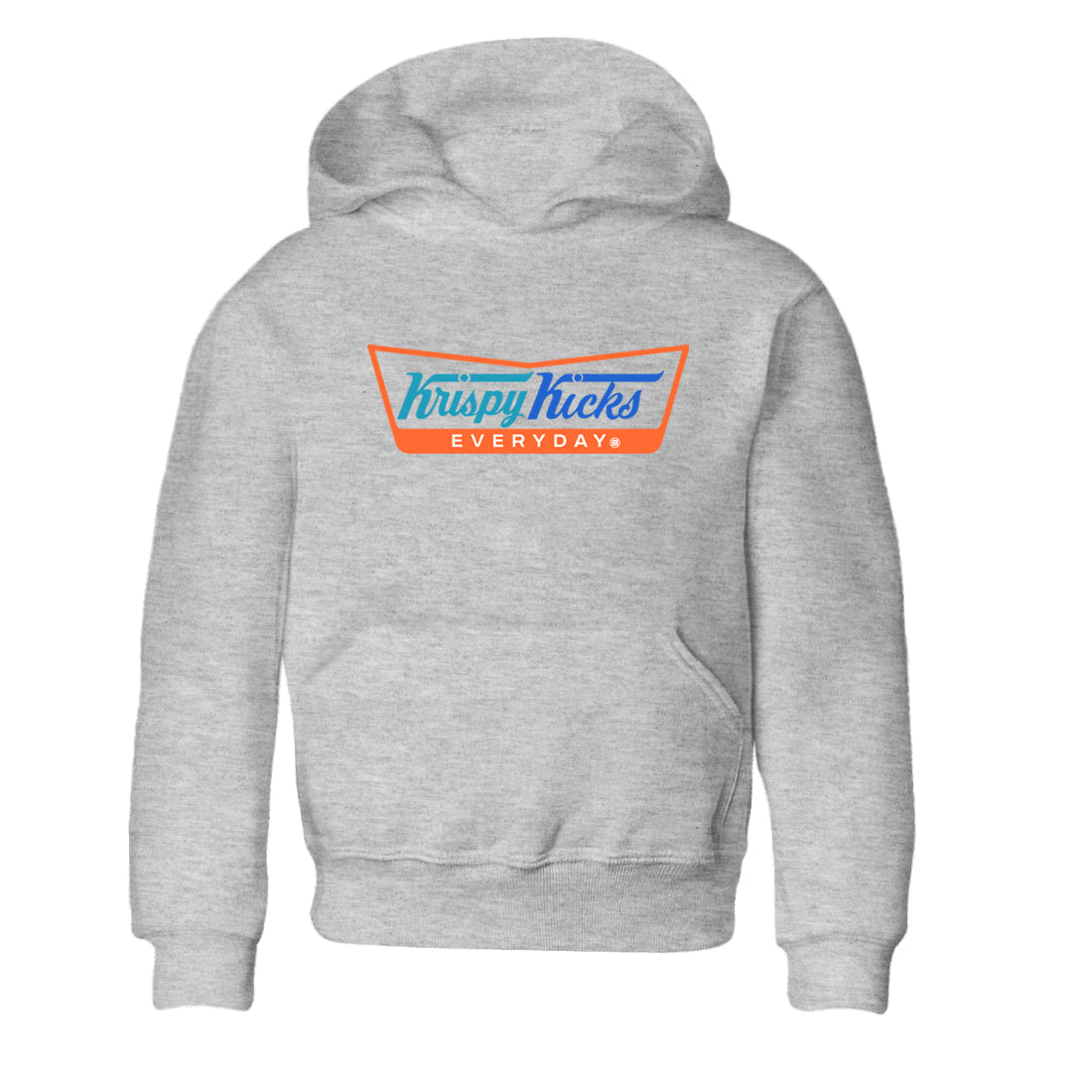 Yeezy 700 Bright Blue shirts to match jordans Krispy Kicks sneaker match tees Yeezy 700 Bright Blue match shoes to clothes SNRT Sneaker Tees Youth Baby Heather Grey 2 tee