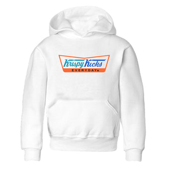 Yeezy 700 Bright Blue shirts to match jordans Krispy Kicks sneaker match tees Yeezy 700 Bright Blue match shoes to clothes SNRT Sneaker Tees Youth Baby White 2 tee