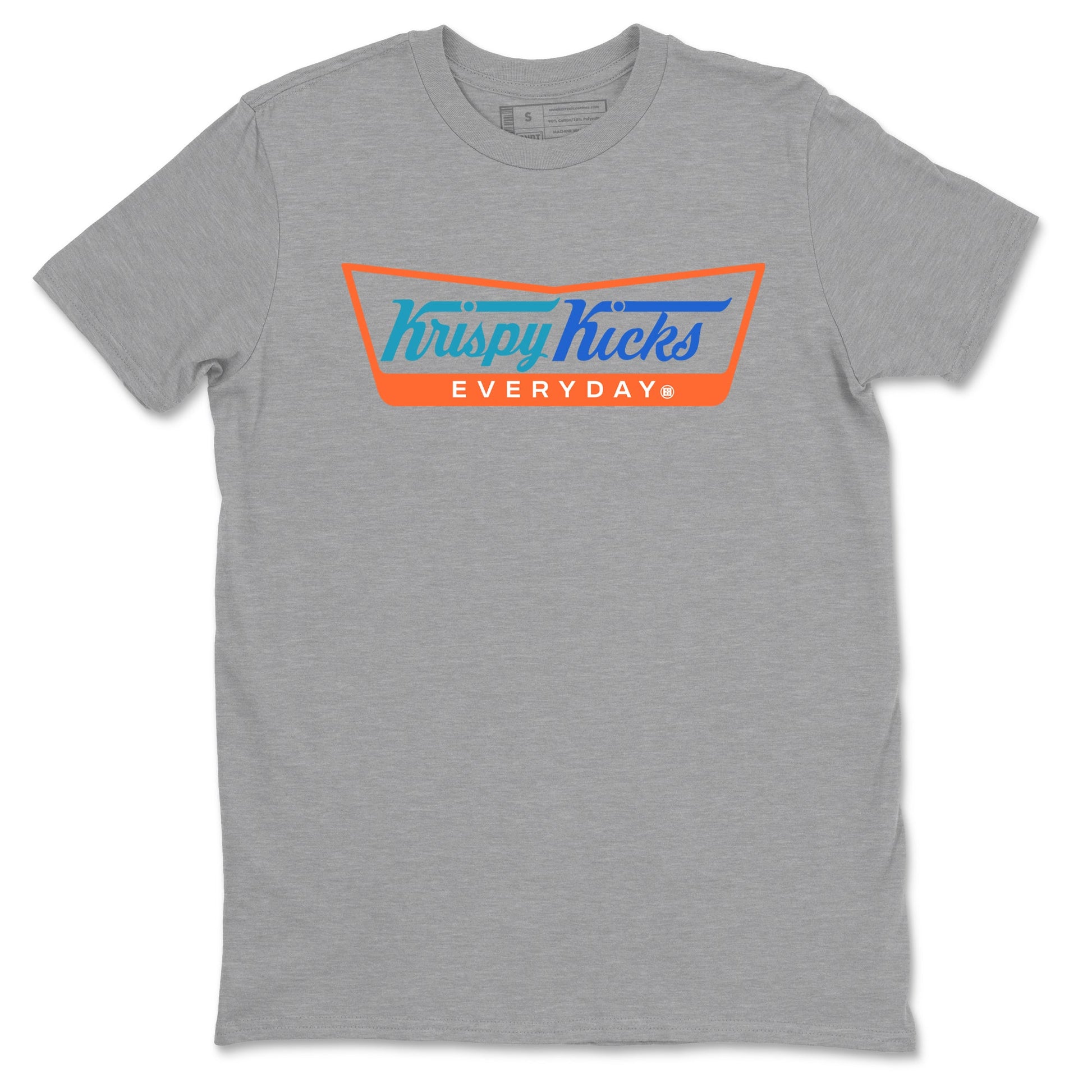 Yeezy 700 Bright Blue shirts to match jordans Krispy Kicks sneaker match tees Yeezy 700 Bright Blue match shoes to clothes SNRT Sneaker Tees unisex cotton Heather Grey 2 shirts