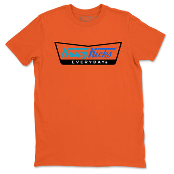 Yeezy 700 Bright Blue shirts to match jordans Krispy Kicks sneaker match tees Yeezy 700 Bright Blue match shoes to clothes SNRT Sneaker Tees unisex cotton Orange 2 shirts