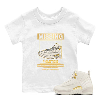Missing Sneaker SNRT Sneaker Tees Kids - Air Jordan 12 Phantom - SNRT Sneaker T-shirts