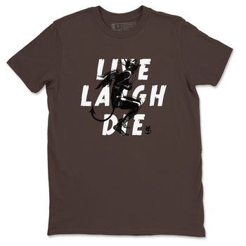 1s Mocha shirts to match jordans Laughing Devil unique Halloween sneaker tee Air Jordan 1 Mocha SNRT Sneaker Release Tees unisex cotton Dark Chocolate 2 crew neck shirts