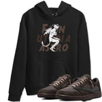 1s Travis Scott Velvet Brown shirts to match jordans Laughing Devil best t shirts to wear with jordans Travis Scott x Air Jordan 1 Low OG Velvet Brown match shoes to clothes SNRT Sneaker Tees unisex cotton Black 1 shirts