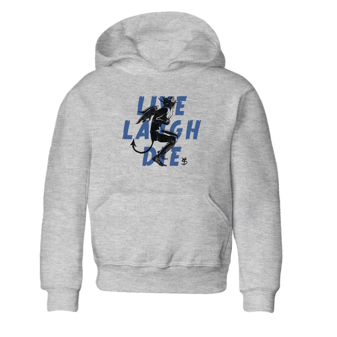11s Diffused Blue shirts to match jordans Laughing Devil unique Halloween sneaker tee Air Jordan 11 Diffused Blue SNRT Sneaker Release Tees Youth Baby Heather Grey 2 crew neck shirts