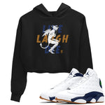 13s Midnight Navy shirts to match jordans Laughing Devil unique Halloween sneaker tee Air Jordan 13 Midnight Navy SNRT Sneaker Release Tees unisex cotton Black 1 Crop Shirts