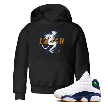 13s Midnight Navy shirts to match jordans Laughing Devil unique Halloween sneaker tee Air Jordan 13 Midnight Navy SNRT Sneaker Release Tees Youth Baby Black 1 crew neck shirts