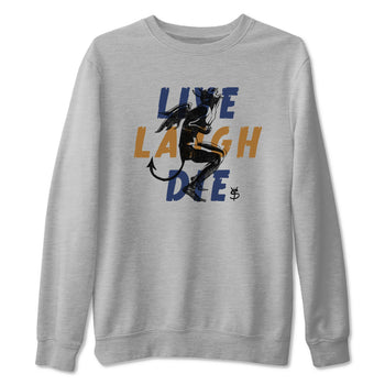 13s Midnight Navy shirts to match jordans Laughing Devil unique Halloween sneaker tee Air Jordan 13 Midnight Navy SNRT Sneaker Release Tees unisex cotton Heather Grey 2 crew neck shirts