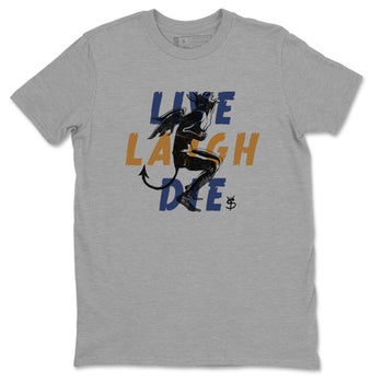 13s Midnight Navy shirts to match jordans Laughing Devil unique Halloween sneaker tee Air Jordan 13 Midnight Navy SNRT Sneaker Release Tees unisex cotton Heather Grey 2 crew neck shirts