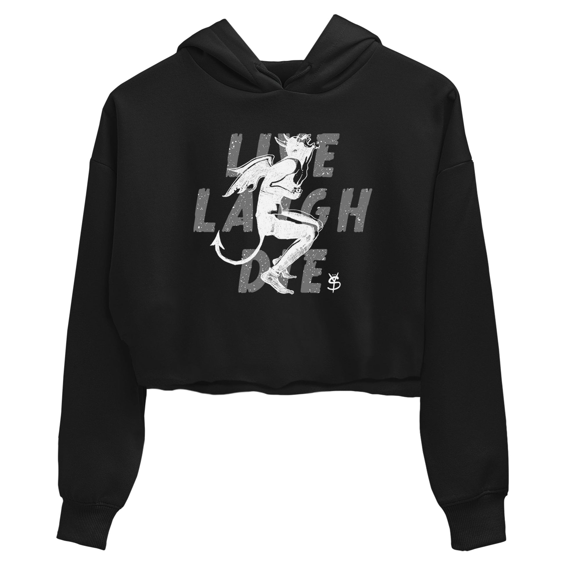 4s Fear shirts to match jordans Laughing Devil sneaker match tees Air Jordan 4 Retro Fear match shoes to clothes SNRT Sneaker Tees unisex cotton Black 2 crop tee