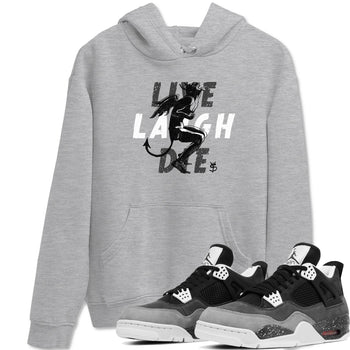 4s Fear shirts to match jordans Laughing Devil sneaker match tees Air Jordan 4 Retro Fear match shoes to clothes SNRT Sneaker Tees unisex cotton Heather Grey 1 shirts