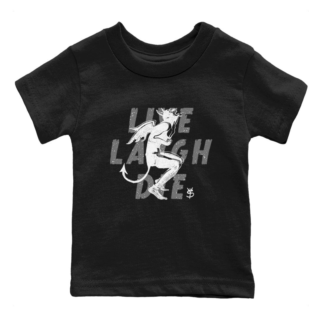 4s Fear shirts to match jordans Laughing Devil sneaker match tees Air Jordan 4 Retro Fear match shoes to clothes SNRT Sneaker Tees Youth Baby Black 2 tee