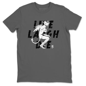 4s Fear shirts to match jordans Laughing Devil sneaker match tees Air Jordan 4 Retro Fear match shoes to clothes SNRT Sneaker Tees unisex cotton Cool Grey 2 shirts