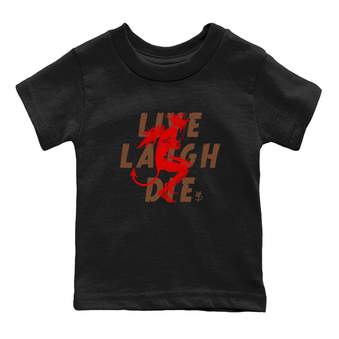 9s Olive shirts to match jordans Laughing Devil sneaker match tees Air Jordan 9 Olive match shoes to clothes SNRT Sneaker Tees Youth Baby Black 2 tee