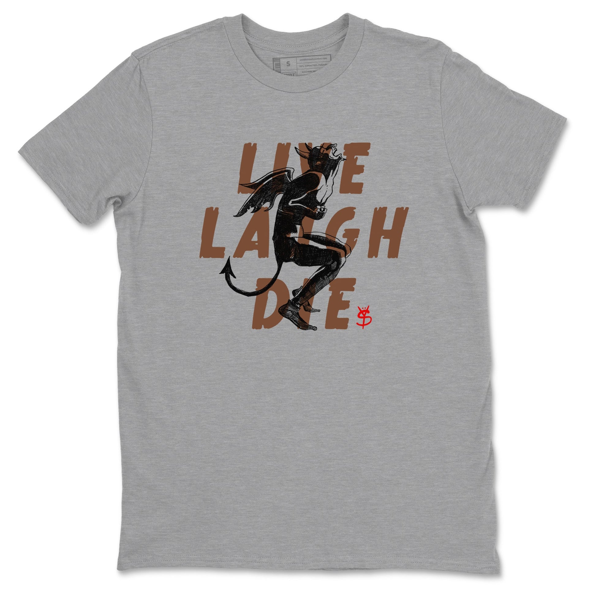 9s Olive shirts to match jordans Laughing Devil sneaker match tees Air Jordan 9 Olive match shoes to clothes SNRT Sneaker Tees unisex cotton Heather Grey 2 shirts