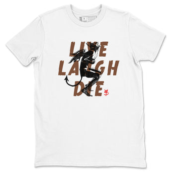 9s Olive shirts to match jordans Laughing Devil sneaker match tees Air Jordan 9 Olive match shoes to clothes SNRT Sneaker Tees unisex cotton White 2 shirts