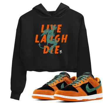 Dunk Low Ceramic shirts to match jordans Laughing Devil sneaker match tees Dunk Ceramic match shoes to clothes SNRT Sneaker Tees unisex cotton Black 1 crop tee