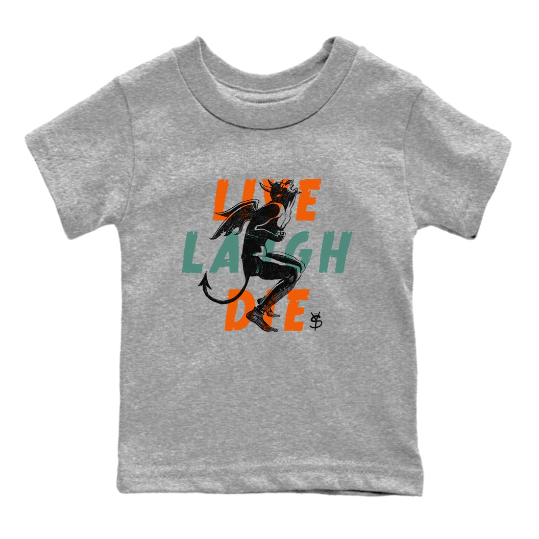 Dunk Low Ceramic shirts to match jordans Laughing Devil sneaker match tees Dunk Ceramic match shoes to clothes SNRT Sneaker Tees Youth Baby Heather Grey 2 tee