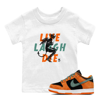 Dunk Low Ceramic shirts to match jordans Laughing Devil sneaker match tees Dunk Ceramic match shoes to clothes SNRT Sneaker Tees Youth Baby White 1 tee
