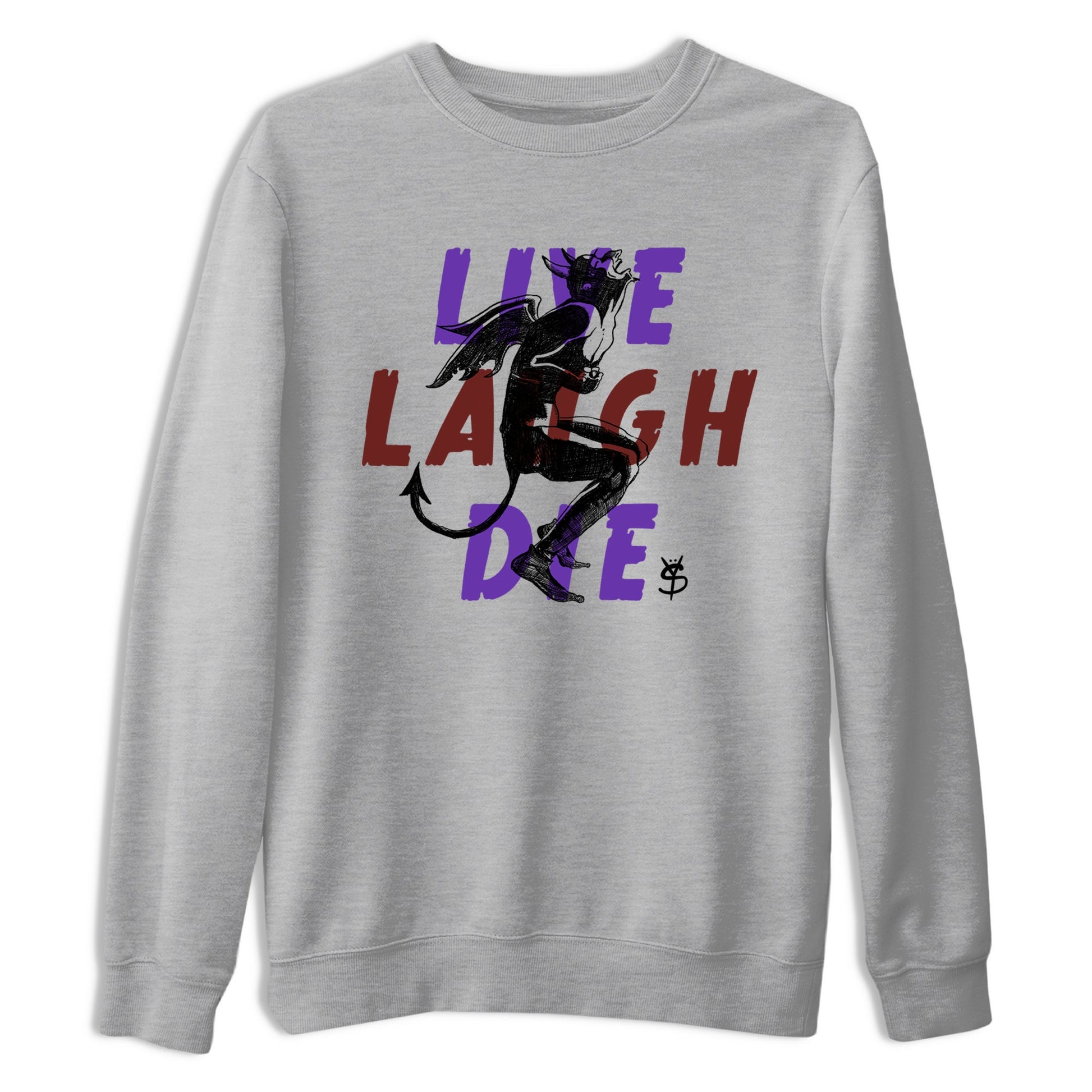 Sneaker match tees – Sneaker Threads To Match Dunk Low Persian Violet Shoes – Laughing Devil Tee Heather Grey 2
