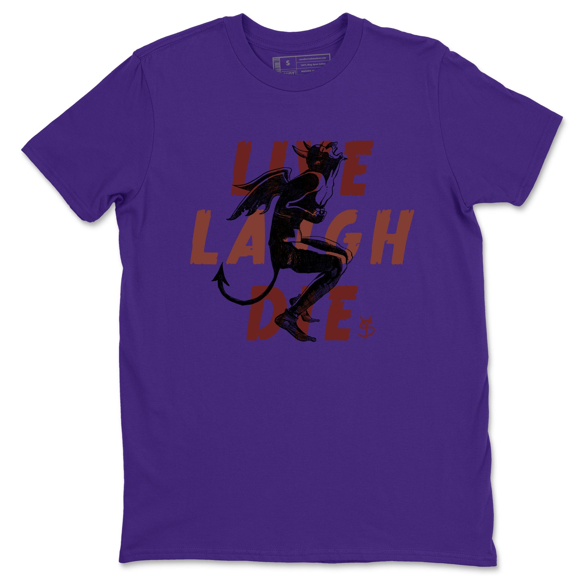 Sneaker match tees – Sneaker Threads To Match Dunk Low Persian Violet Shoes – Laughing Devil Tee Purple 2