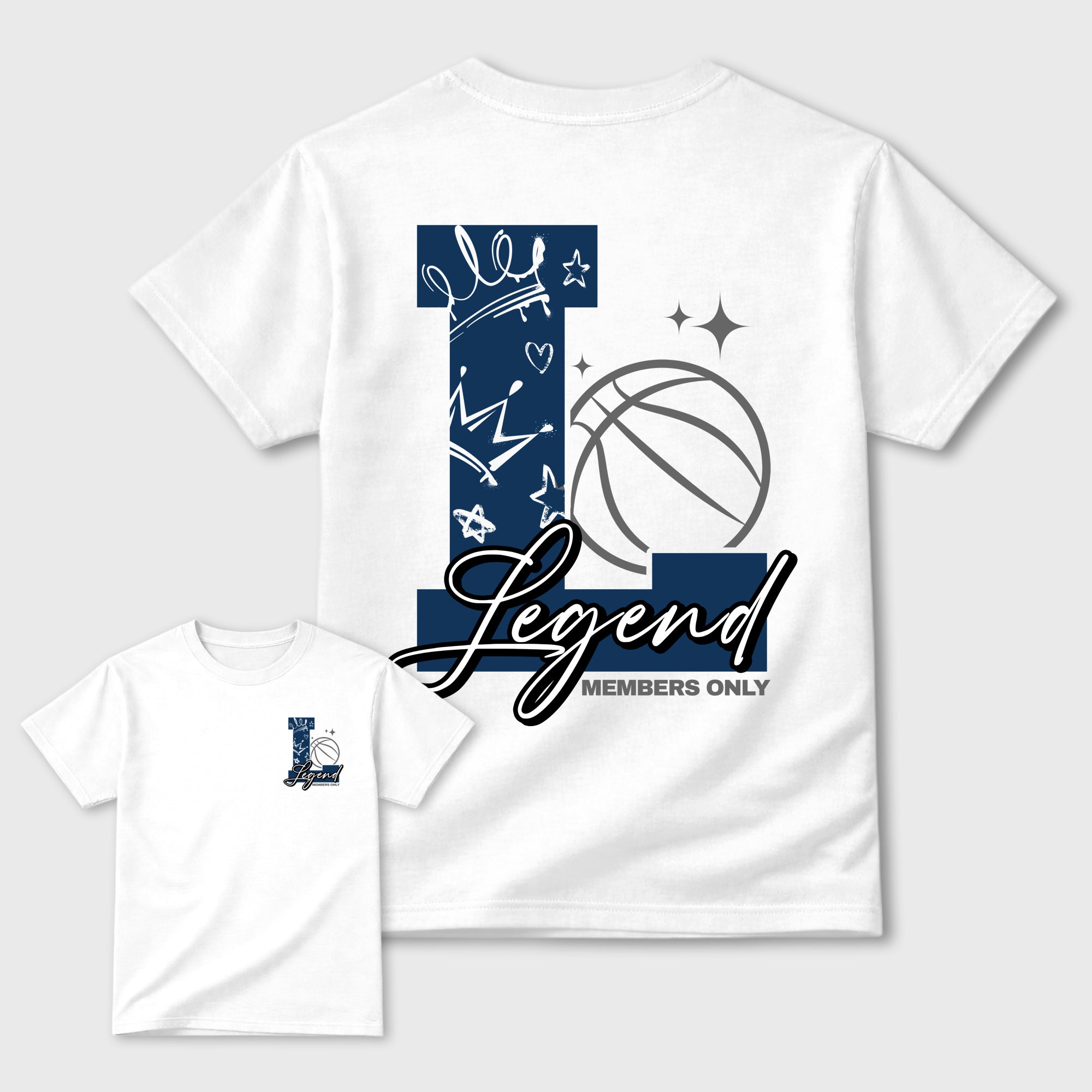 Legend Graphic T-Shirt featuring original streetwear artwork designed to match the Air Jordan 13 Flint. White Graphic T-Shirt.