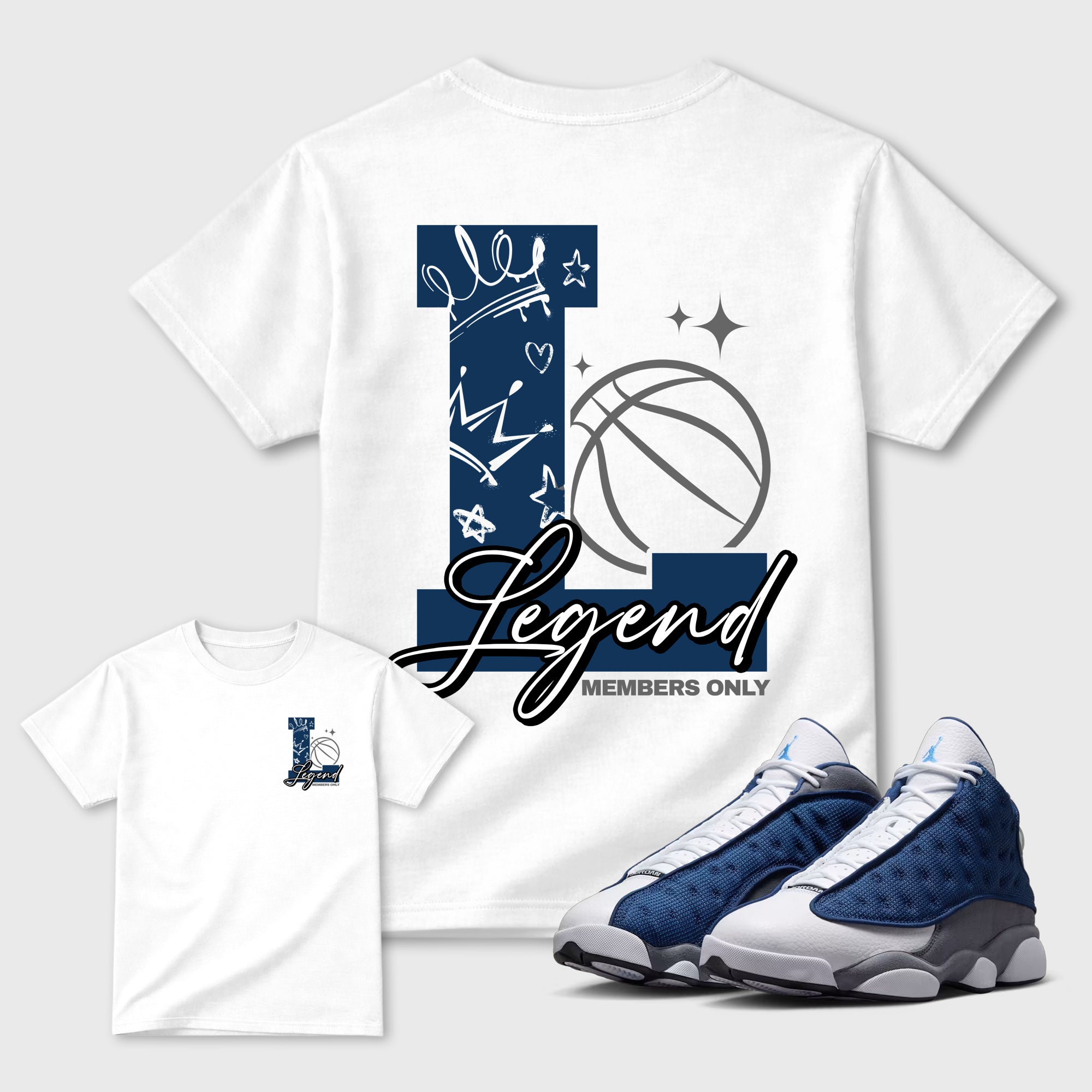 Legend Graphic T-Shirt featuring original streetwear artwork designed to match the . White Graphic T-Shirt.
