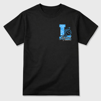Legend sneaker match t-shirt styled to complete your fit with the sneakers, shown in Black.