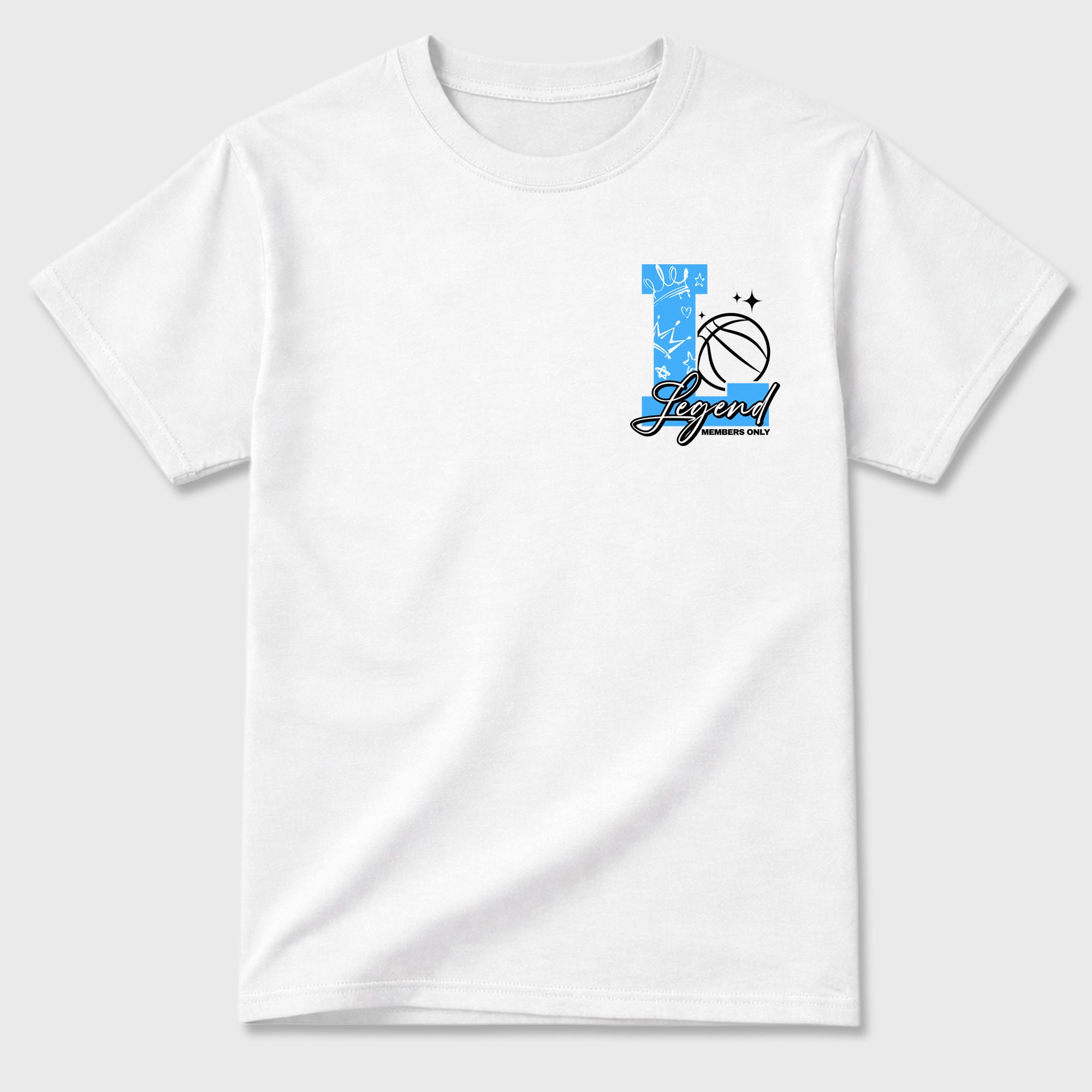 Legend sneaker match t-shirt styled to complete your fit with the sneakers, shown in White.