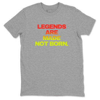 Sneaker Threads – Sneaker Tees To Match Nike JA 3 Under The Christmas Tree – Legends Are Made Not Born Graphic Tee Heather Grey 2. Perfect for Jordan releases 2025 colorways. PerfecPerfect for Ja Morant sneaker releases and Christmas 2025 colorways.
