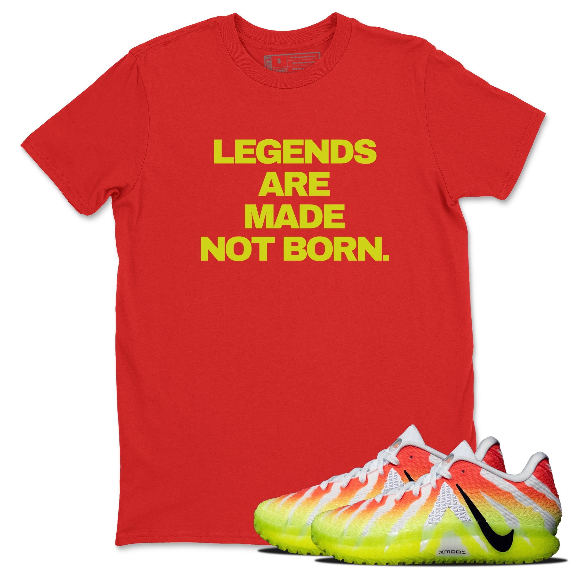 Sneaker Threads – Sneaker Tees To Match Nike JA 3 Under The Christmas Tree – Legends Are Made Not Born Graphic Tee Red 1. Perfect for Jordan releases 2025 colorways. PerfecPerfect for Ja Morant sneaker releases and Christmas 2025 colorways.